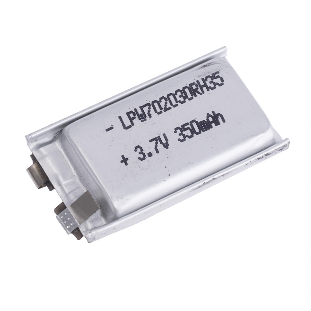 LiPo 350 mAh, 3,7V, 7x20x30мм LiPower акумулятор літій-полімерний LPW702030RH35