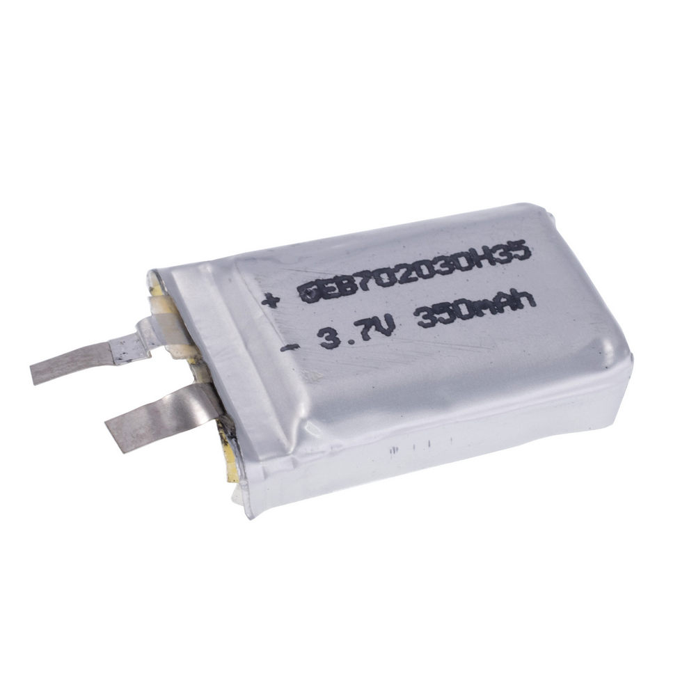 LiPo 350 mAh, 3,7V, 7x20x30мм GEB акумулятор літій-полімерний GEB702030RH35