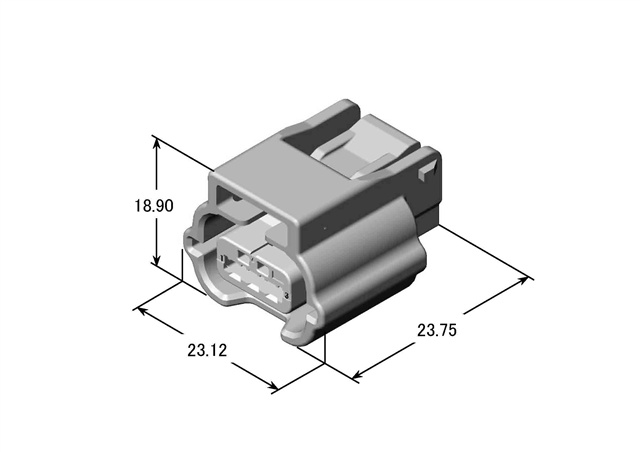 7283-8852-30 (Yazaki) 3-pin НАБОР! (Разъем + холдер + 3 контакта + 3 сальника)