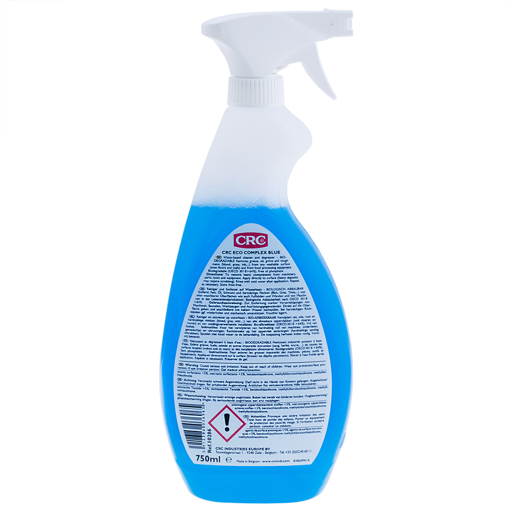 Негорючий миючий засіб на водній основі 750мл. ECO COMPLEX BLUE FPS 750ML CRC