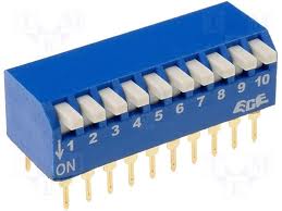 Перемикач SWD1-10 (DP-10 (тип піано) (DIP-SWITCH ON-OFF 2,54мм) Перемикач SWD1-10 (DP-10 (тип піано) (DIP-SWITCH ON-OFF 2,54мм)