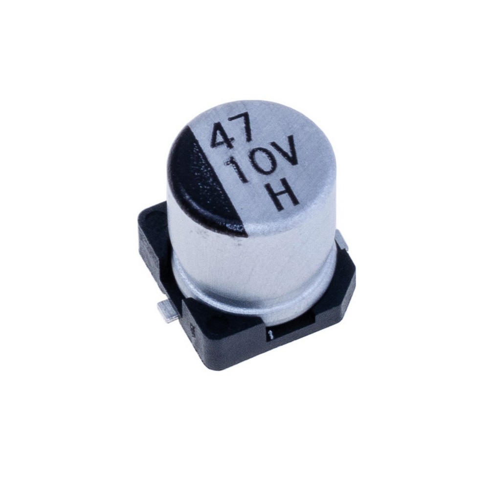 47uF 10V EHV SMD sizeB (EHV470M10RB) (електролітичний конденсатор SMD) Hitano