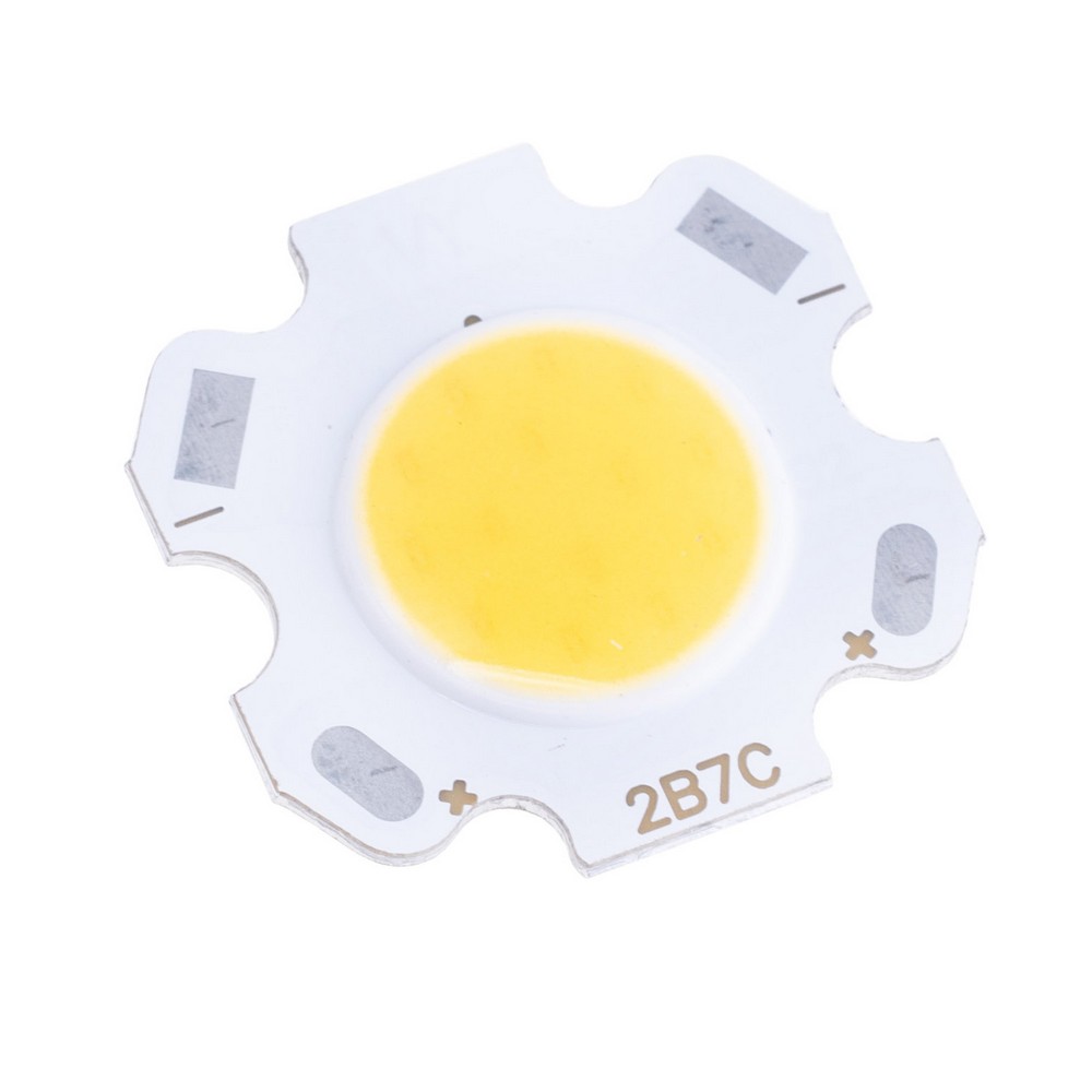 світлодіод 7W, білий нейтральний 4000K 20x20 mm, COB світлодіод 7W, білий нейтральний 4000K 20x20 mm, COB