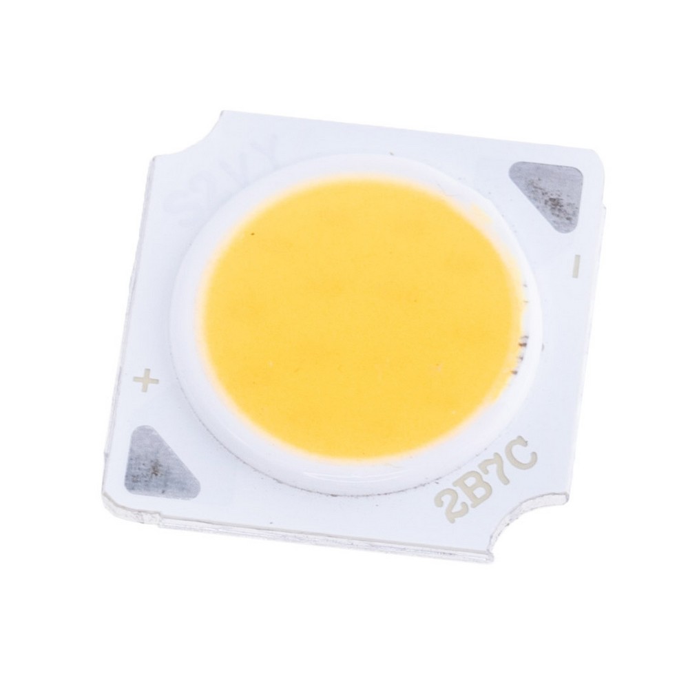 світлодіод 7W, білий теплий 3000K 13x13 mm, COB