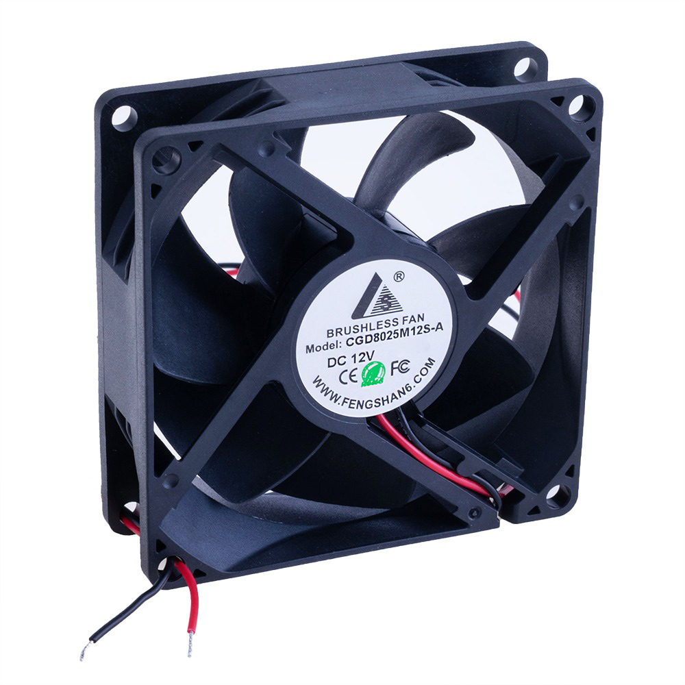 Вентилятор 80x80x25, 12VDC, CGD8025M12S-A CGFAN