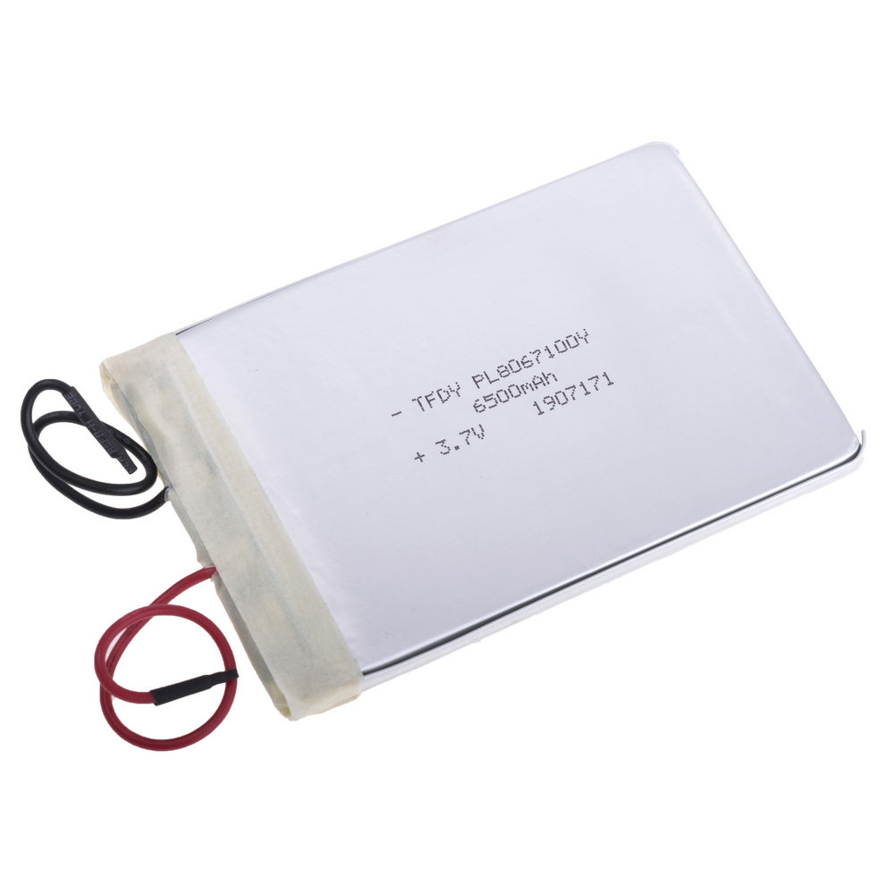 LiPo 6500 mAh, 3,7V, 8,2x68x103мм Wanmabattery акумулятор літій-полімерний 8067100Y