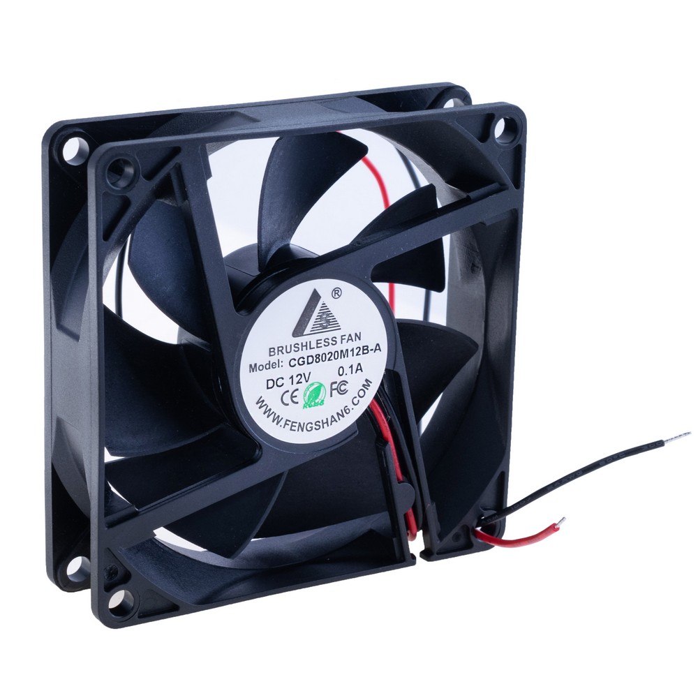 Вентилятор 80x80x20, 12VDC, CGD8020M12B-A CGFAN