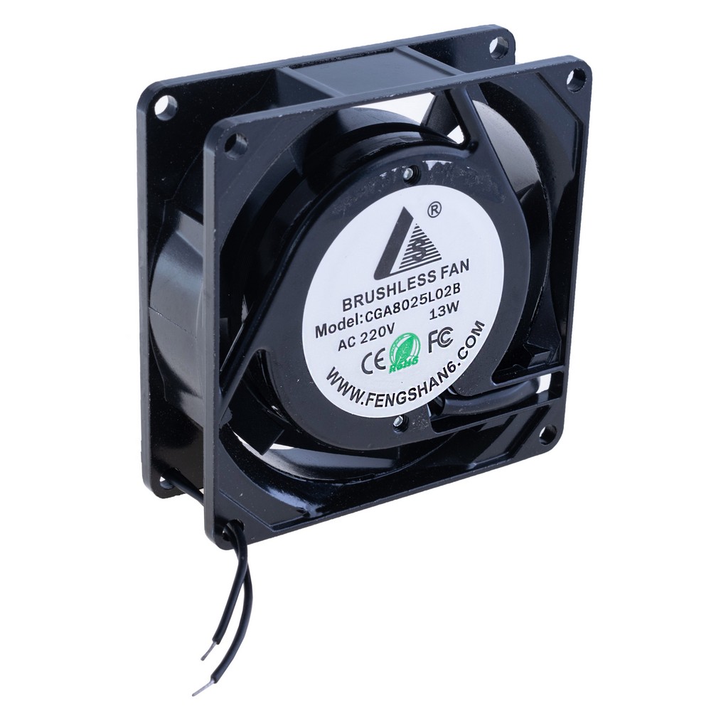 Вентилятор 80x80x25, 220VAC, CGA8025L02B-A CGFAN