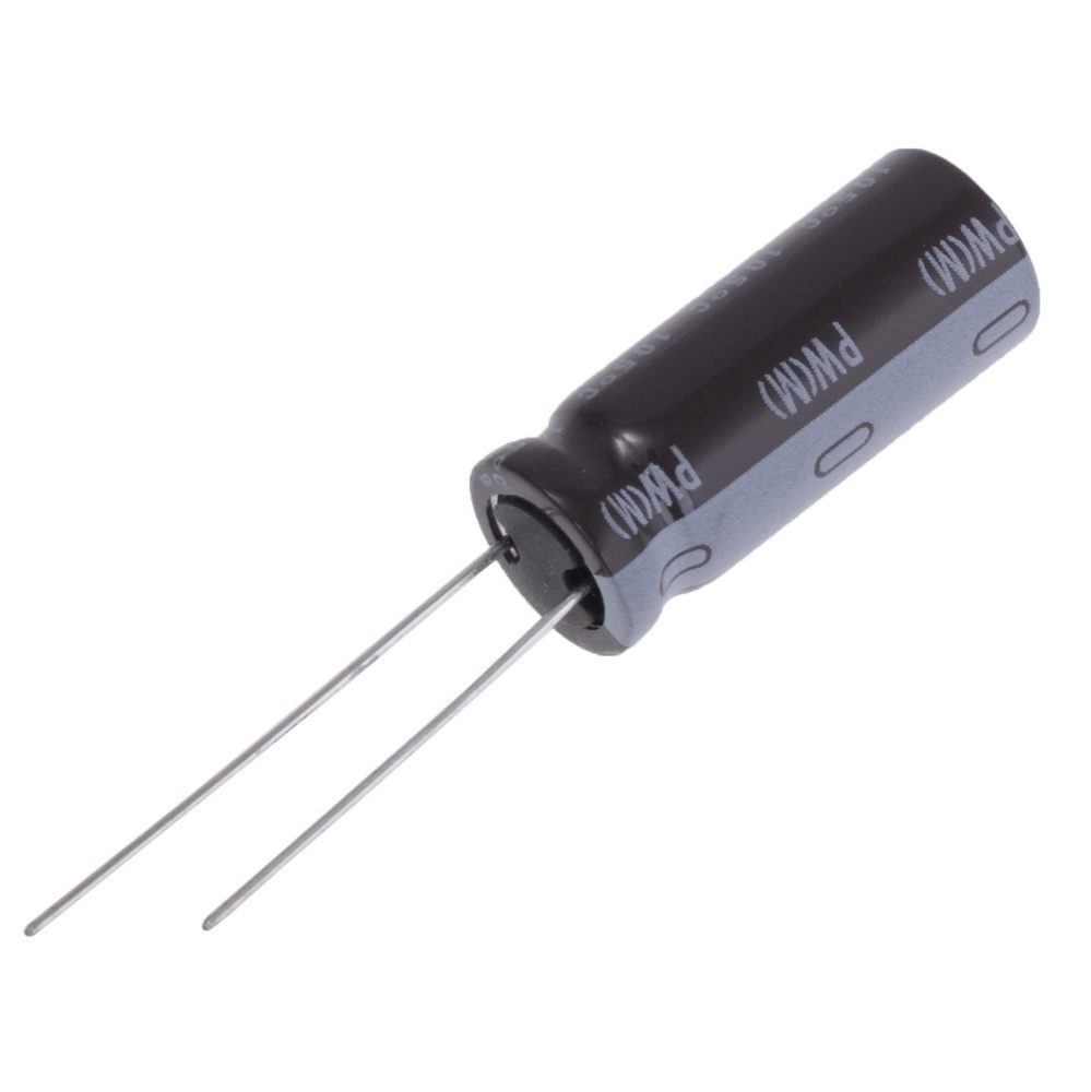 820uF 25V PW 10х25mm (low imp.) (UPW1E821MPD) (електролітичний конденсатор)