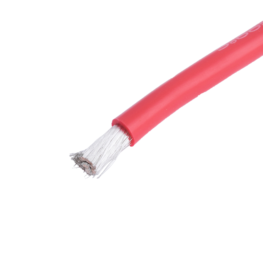 Силіконовий провід 8AWG (8.3mm²1650/0.08TS) червоний