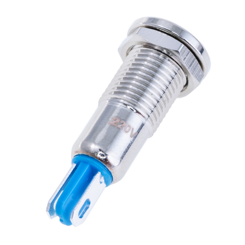 Індикаторна лампа 8 mm із червоним підсвічуванням IP67, 220V, GQ8A-D 220V RED Індикаторна лампа 8 mm із червоним підсвічуванням IP67, 220V, GQ8A-D 220V RED