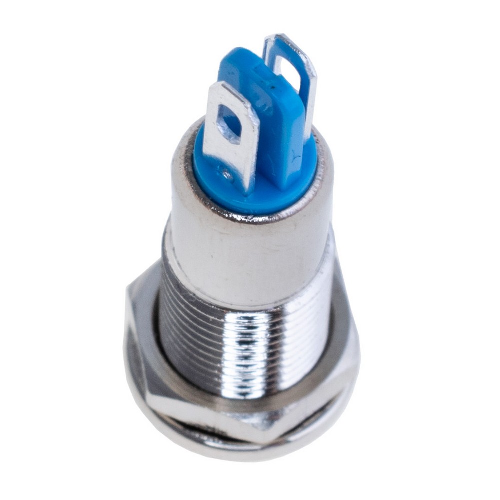 Індикаторна лампа 8 mm із червоним підсвічуванням IP67, 12VDC, GQ8A-D 12V RED Індикаторна лампа 8 mm із червоним підсвічуванням IP67, 12VDC, GQ8A-D 12V RED