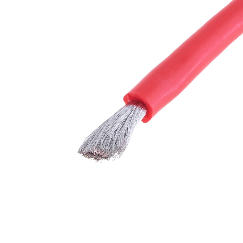 Силіконовий провід 9AWG (6mm²-1200/0.08TS) червоний
