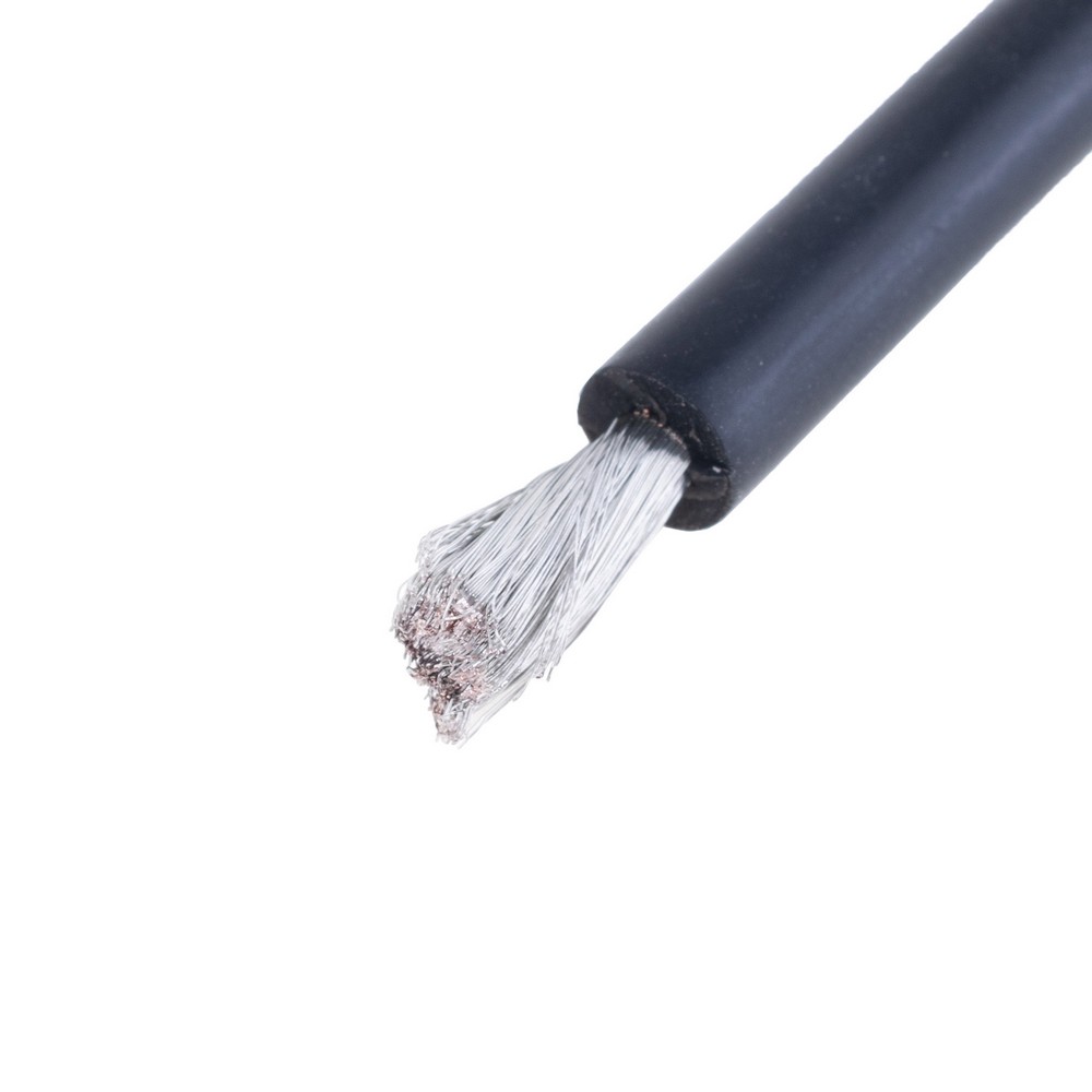 Силіконовий провід 9AWG (6mm²-1200/0.08TS) чорний