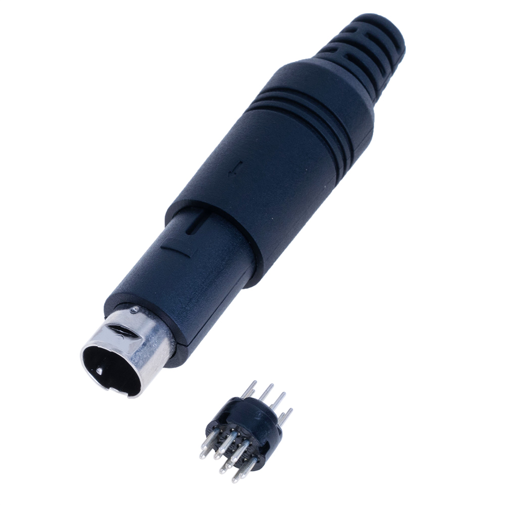 9P MiniDin ASS"Y plug (EY-1169MP) роз'єм на кабель 9P MiniDin ASS"Y plug (EY-1169MP) роз'єм на кабель