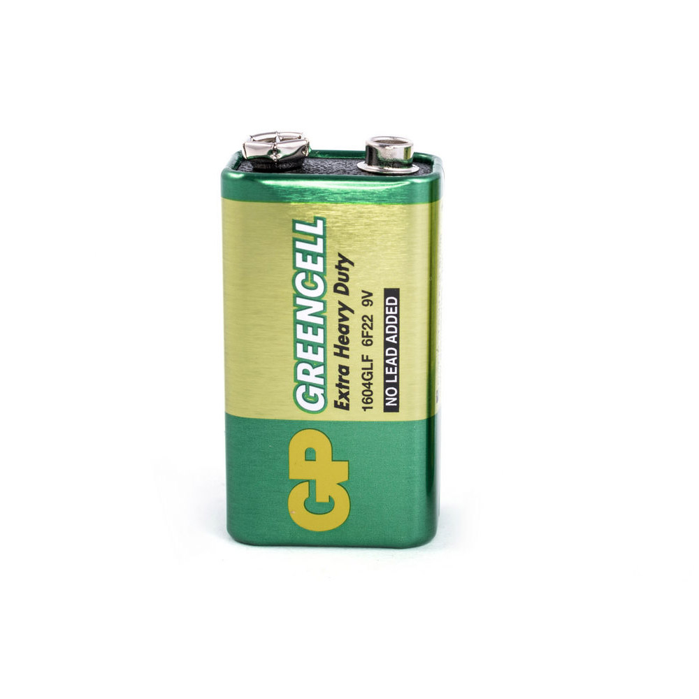 Батарейка "Крона" сольова 9V 1шт. GP Batteries GP1604GLF-2UE1 6F22