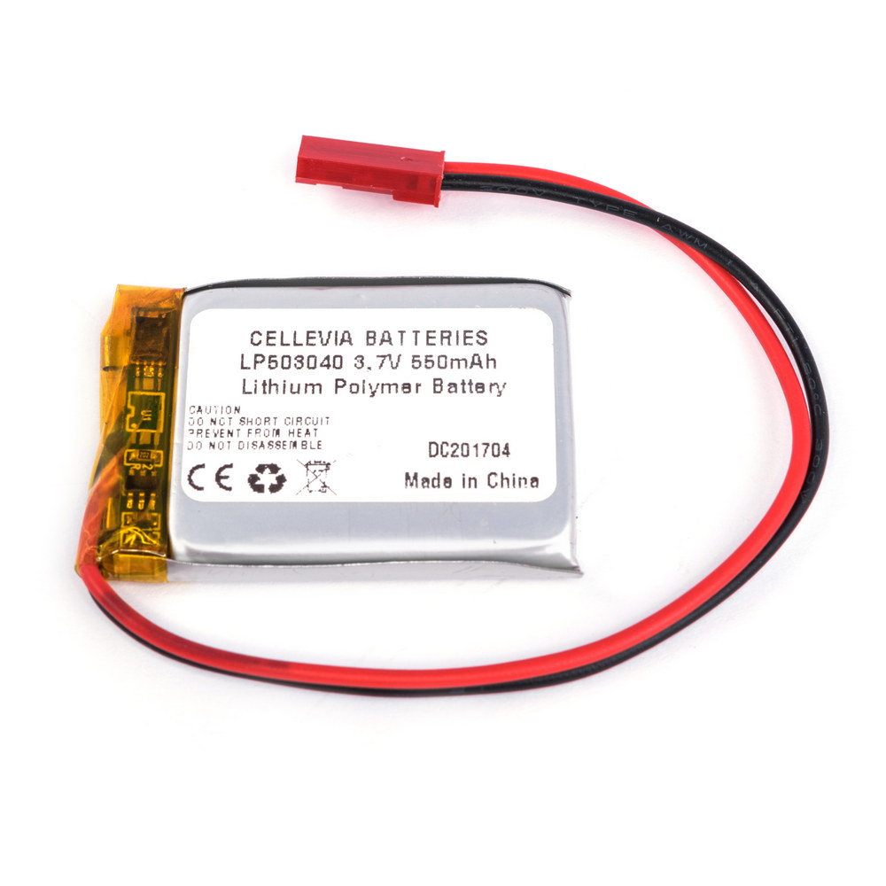 LiPo 550 mAh, 3,7V, 5x30x40мм (Cellevia) акумулятор літій-полімерний)