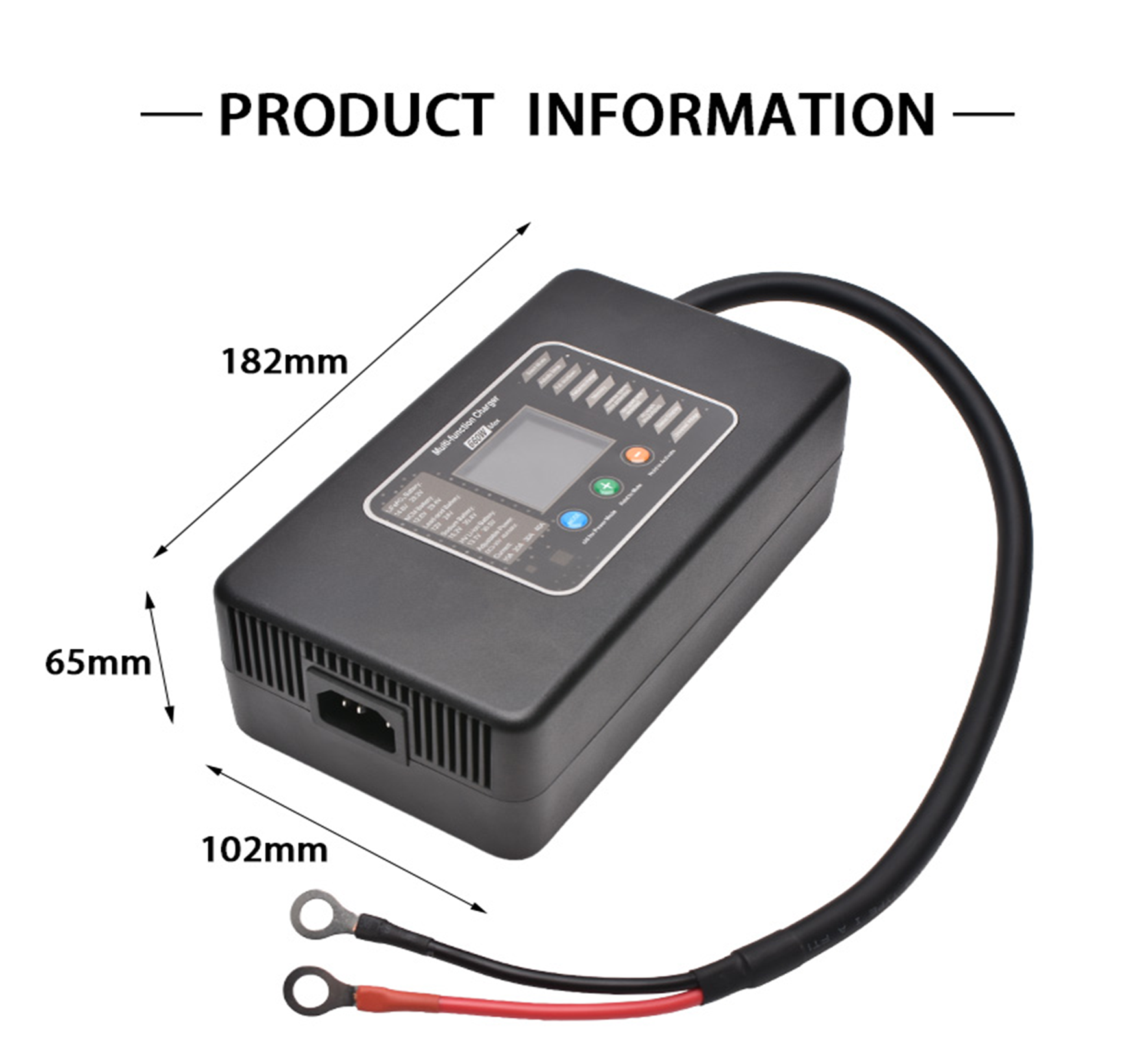 Зарядний пристрій універсальний 660W для LiFePO4 / Li-ion / AGM Зарядний пристрій універсальний 660W для LiFePO4 / Li-ion / AGM