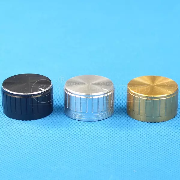 Ручка для потенціометра алюмінієва "золота" на вісь 6мм, 21X13mm C21X13  Gold