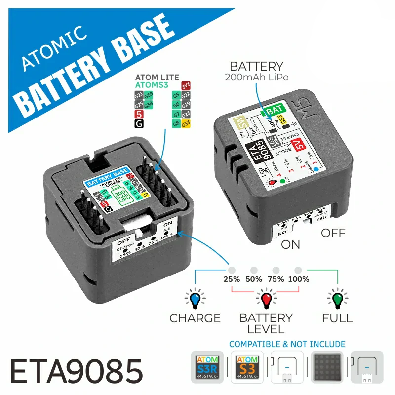 Акумуляторна база, Atomic Battery Base (200mAh) Акумуляторна база, Atomic Battery Base (200mAh)