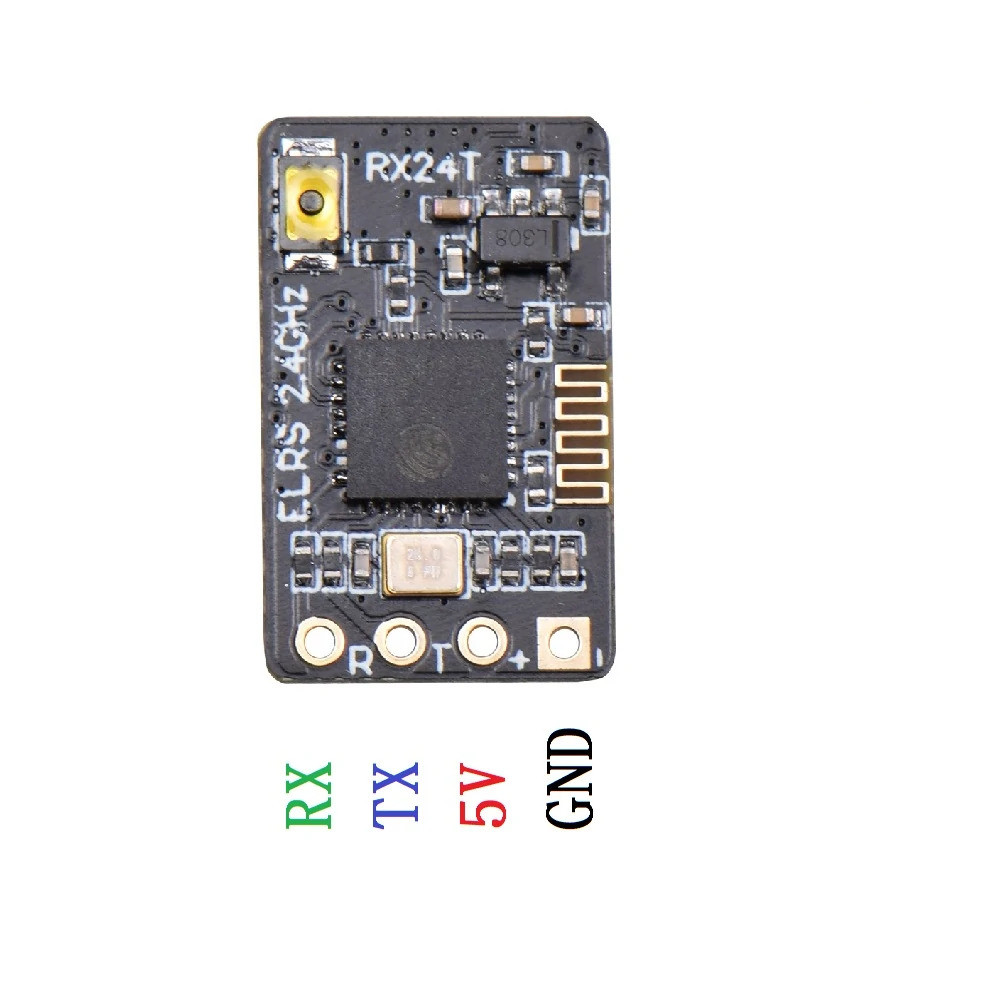 Приймач ExpressLRS з антеною RX24T 2.4G, ELRS 2.4G