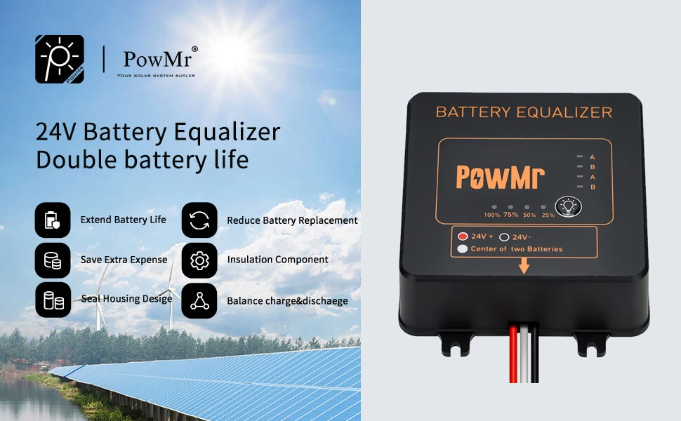 Балансир для акумуляторів 2x12V (BE24 – PowMr)