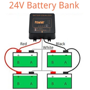 Балансир для акумуляторів 2x12V (BE24 – PowMr)