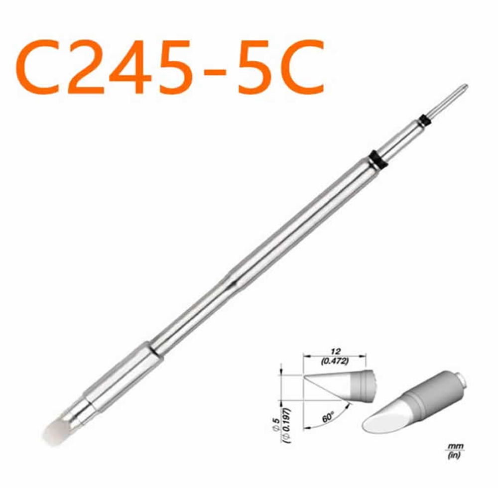 C245-5C GEEBOON наконечник для паяльних станцій C245-5C GEEBOON наконечник для паяльних станцій