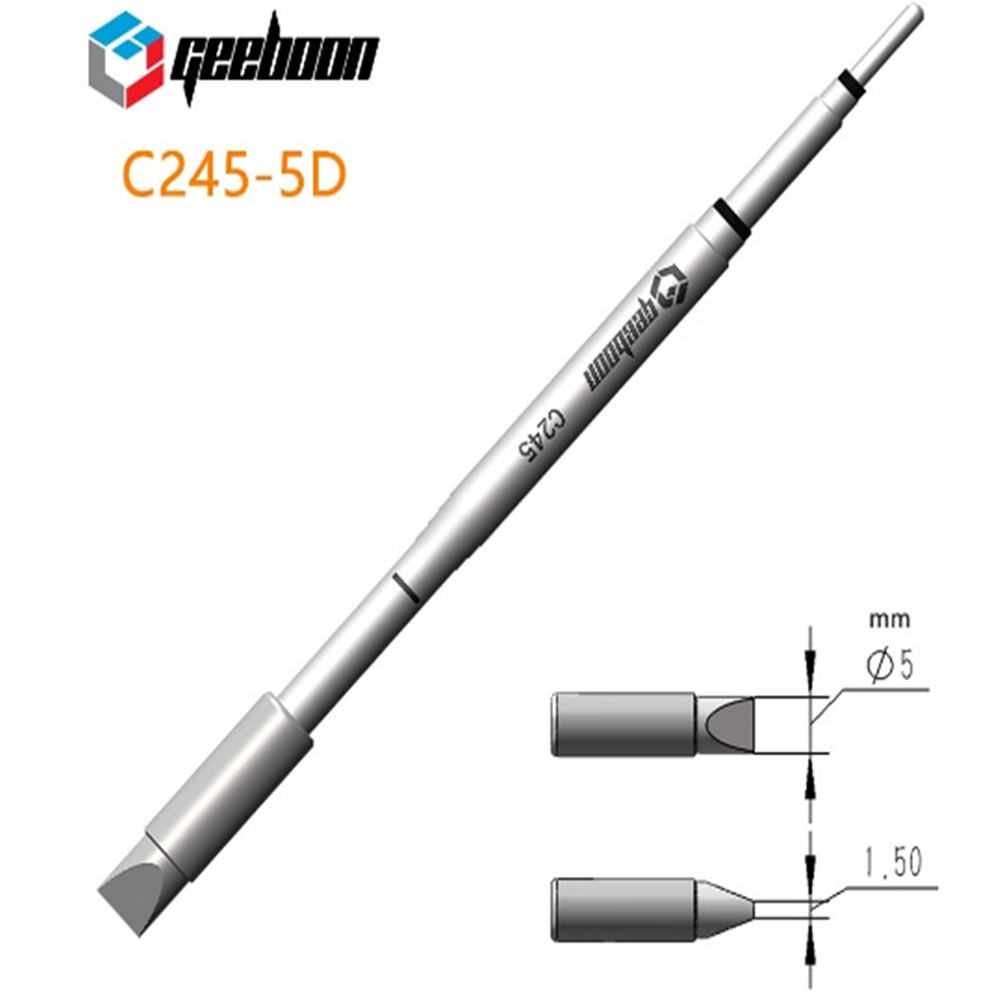 C245-5D GEEBOON наконечник для паяльних станцій C245-5D GEEBOON наконечник для паяльних станцій