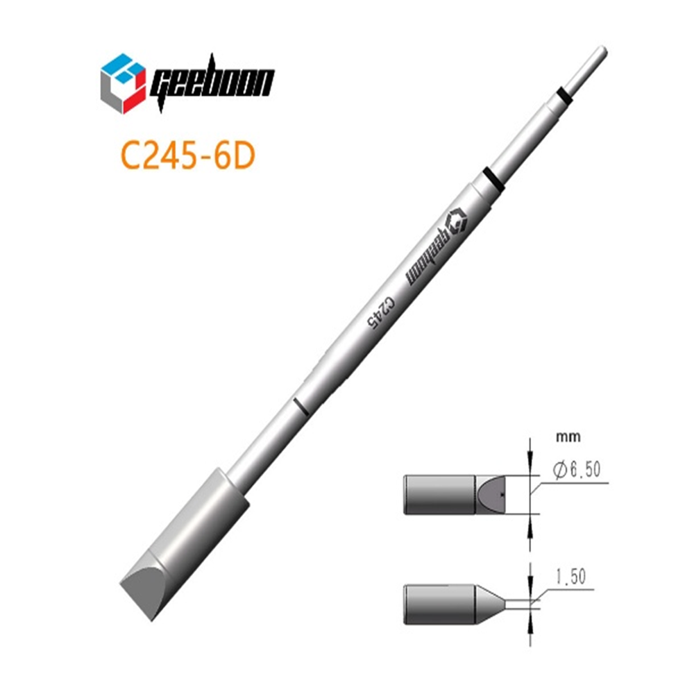 C245-6D GEEBOON наконечник для паяльних станцій C245-6D GEEBOON наконечник для паяльних станцій
