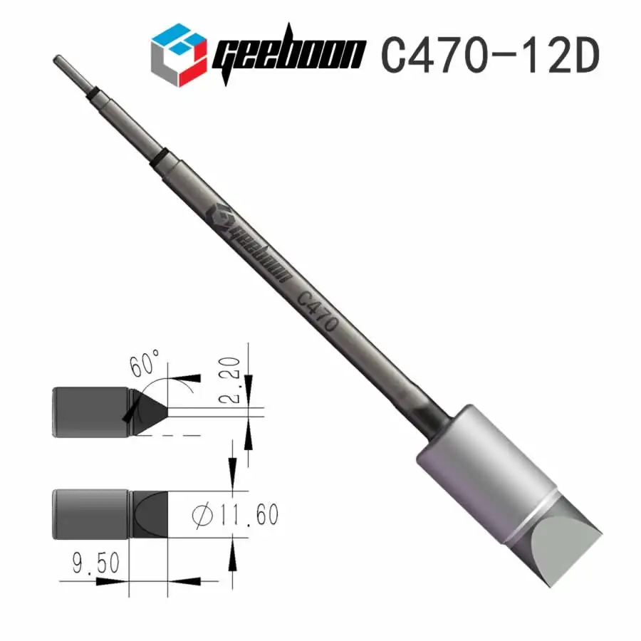 C470-12D GEEBOON жало для паяльних станцій C470-12D GEEBOON жало для паяльних станцій