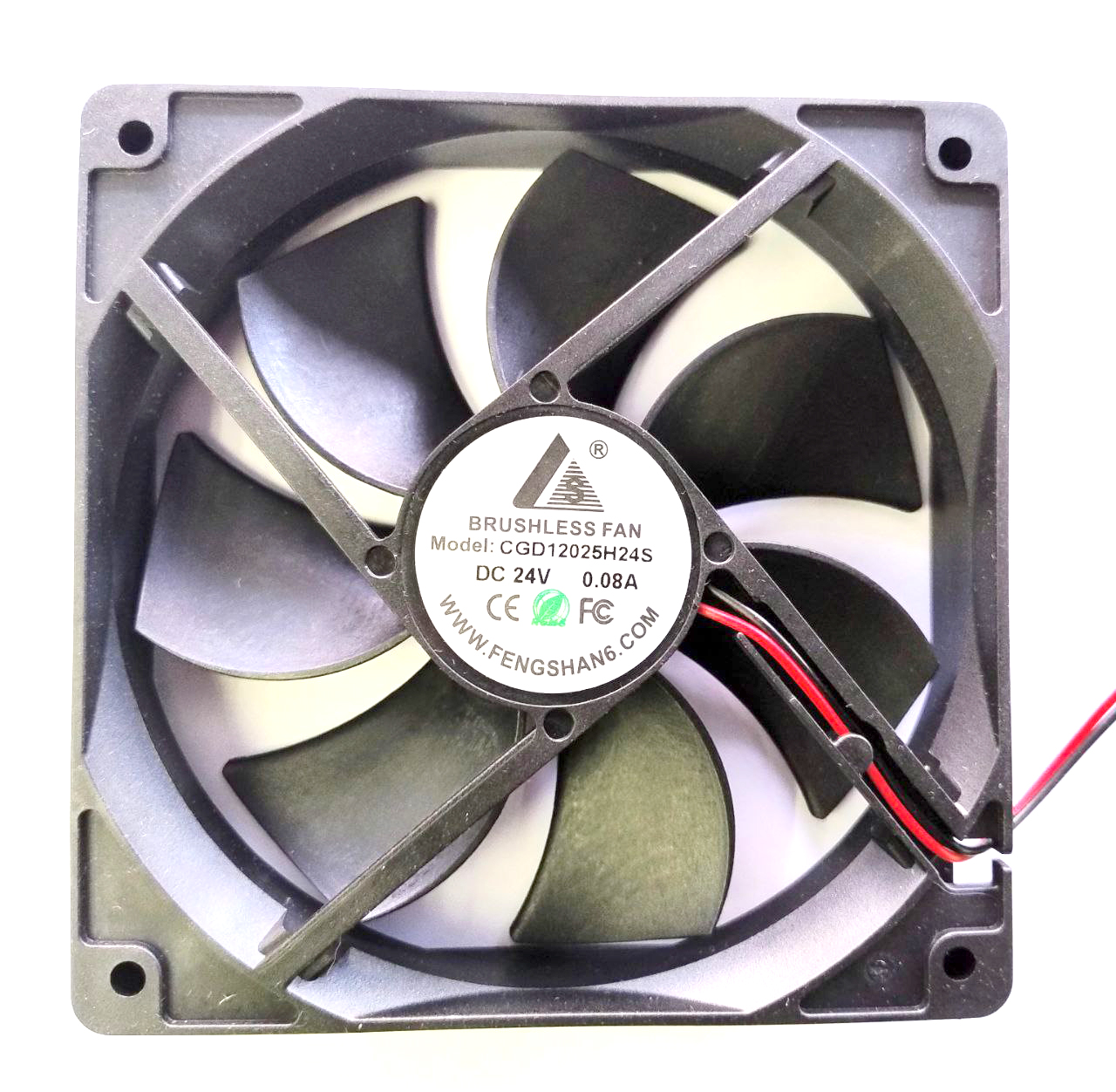 Вентилятор 120х120х25, 24VDC, (CGD12025H24S)