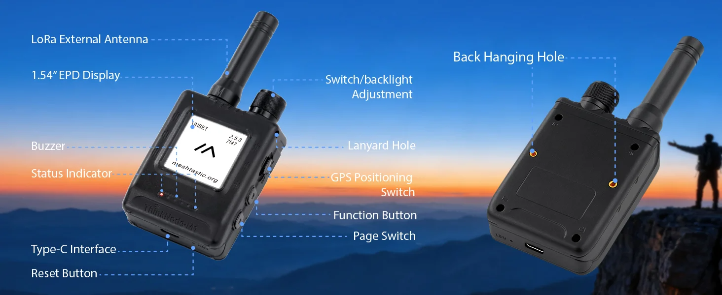 Трансивер ThinkNode M1 LoRa 868 МГц Meshtastic Трансивер ThinkNode M1 LoRa 868 МГц Meshtastic
