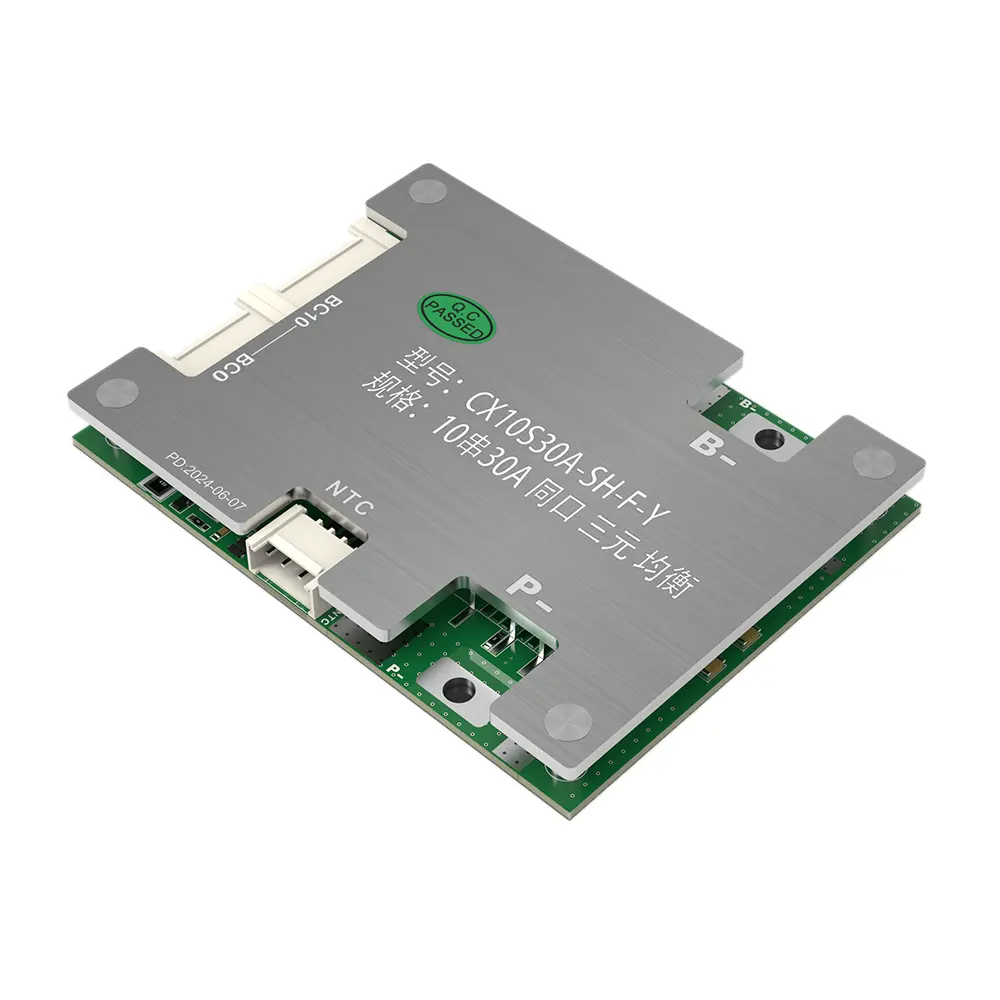 BMS Плата захисту CX10S30A-SH-F-Y для 10-ти акумуляторів LI-ION, 36V 30А
