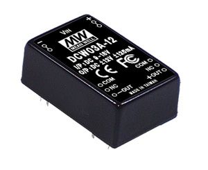 DC/DC перетворювач 3W, MeanWell DCW03A-05