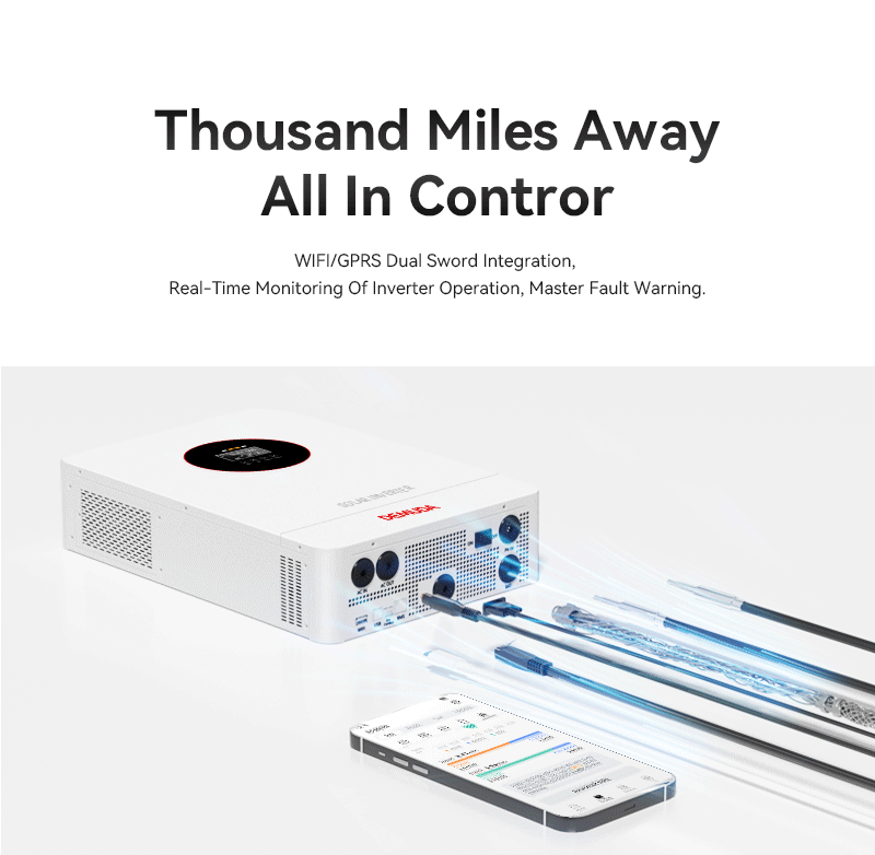 Гібридний інвертор 6200W/48V, DFHY-6,2KW