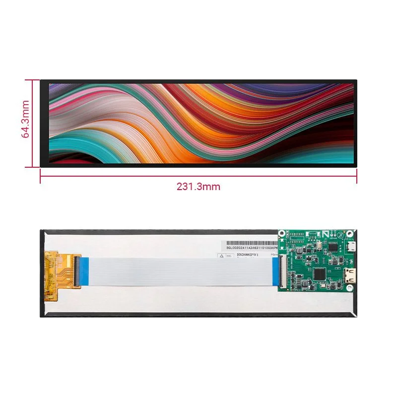 Дисплей 8,8" IPS 1920*480