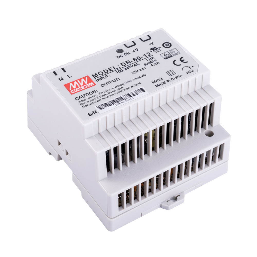 Блок живлення на DIN-рейку 60W 12V DR-60-12