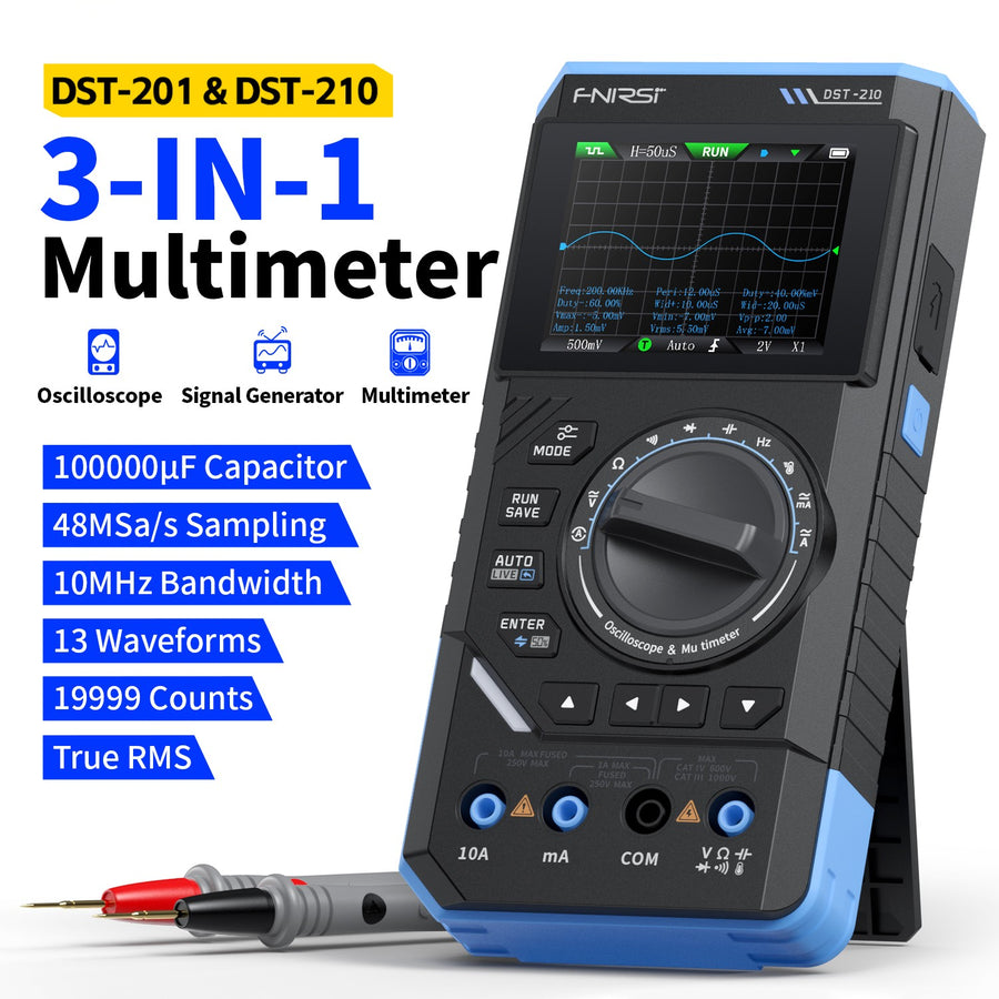 Мультиметр 3в1 DST-210 3-IN-1 Multifunction Multimeter Oscilloscope