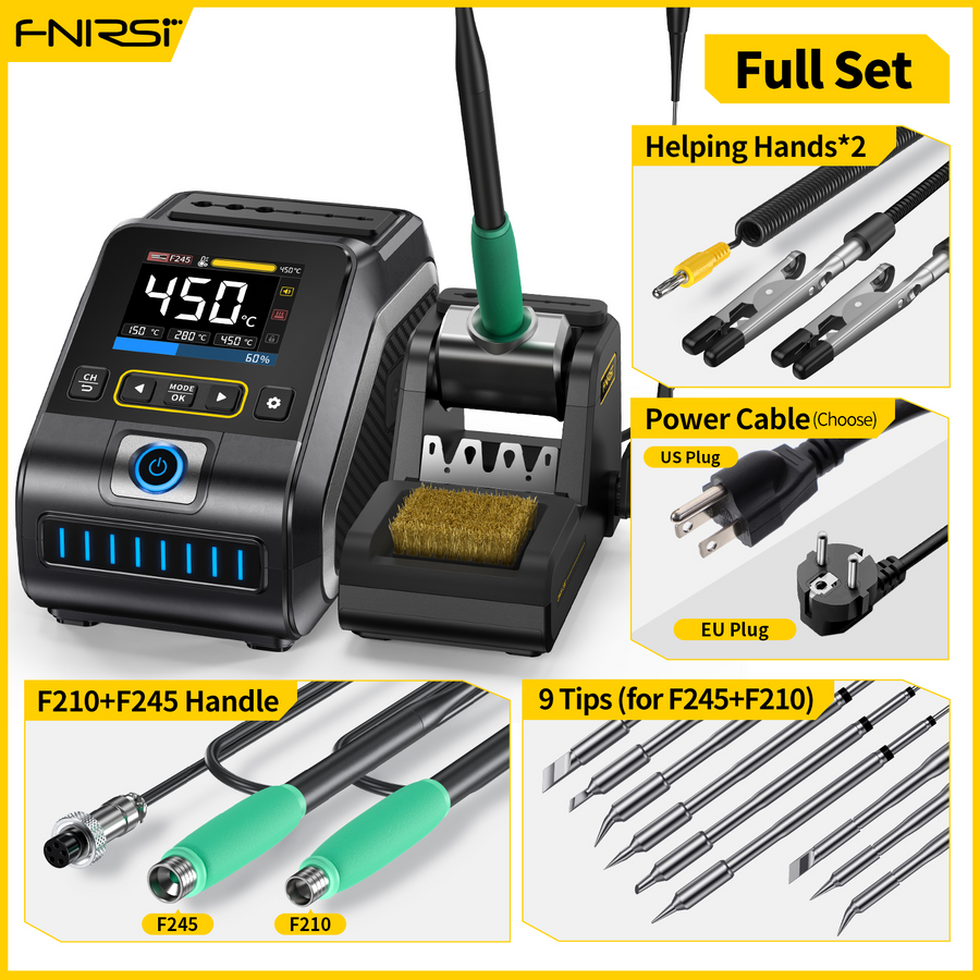 Прецизійна паяльна станція DWS-200 Full set High-power Precision Soldering Station