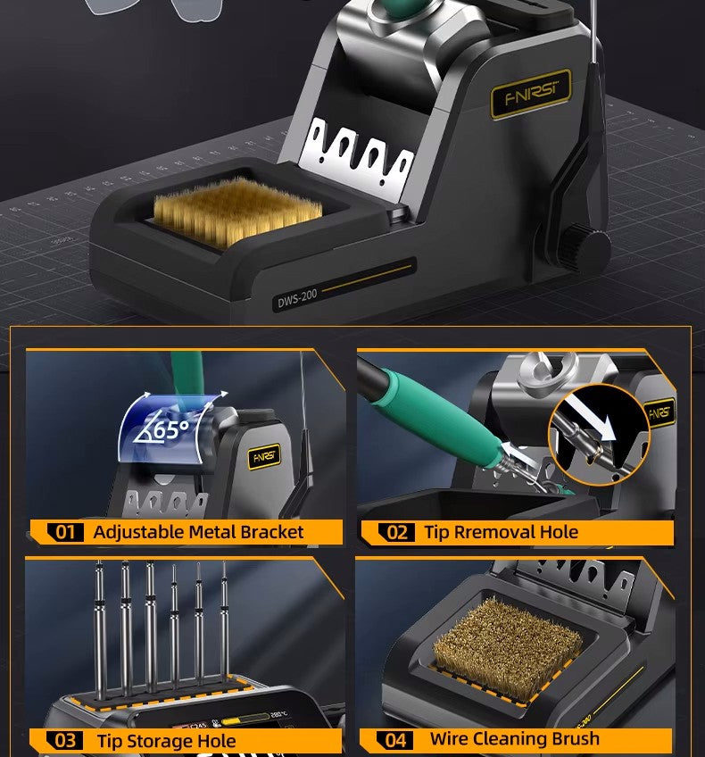 Прецизійна паяльна станція DWS-200 Full set High-power Precision Soldering Station