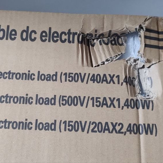 Одноканальне електронне навантаження постійного струму 400W, 150V, ET5410A+ УЦІНКА: ПОШКОДЖЕНА УПАКОВКА Одноканальне електронне навантаження постійного струму 400W, 150V, ET5410A+ УЦІНКА: ПОШКОДЖЕНА УПАКОВКА