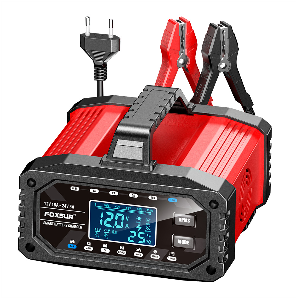 Зарядний пристрій для LiFePo4, AGM, EFB, GEL акумуляторів 12V/24, 15A,  FAC-150 Зарядний пристрій для LiFePo4, AGM, EFB, GEL акумуляторів 12V/24, 15A,  FAC-150