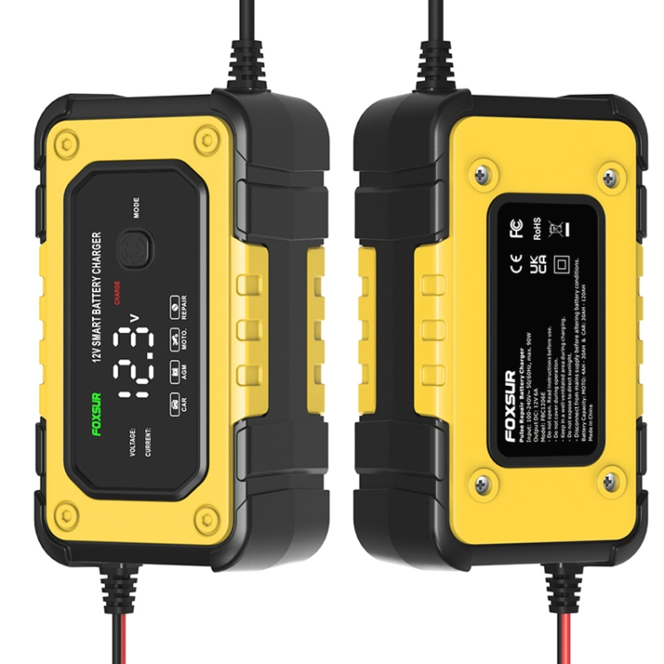 Зарядний пристрій для свинцево-кислотних акумуляторів 12V, 6A,  FBC1206E Зарядний пристрій для свинцево-кислотних акумуляторів 12V, 6A,  FBC1206E