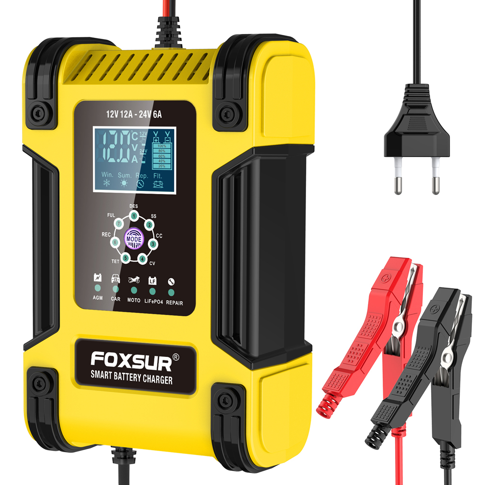Зарядний пристрій для LiFePo4, AGM, EFB, GEL акумуляторів 12V/24V, 12A,  FBC122412D Зарядний пристрій для LiFePo4, AGM, EFB, GEL акумуляторів 12V/24V, 12A,  FBC122412D