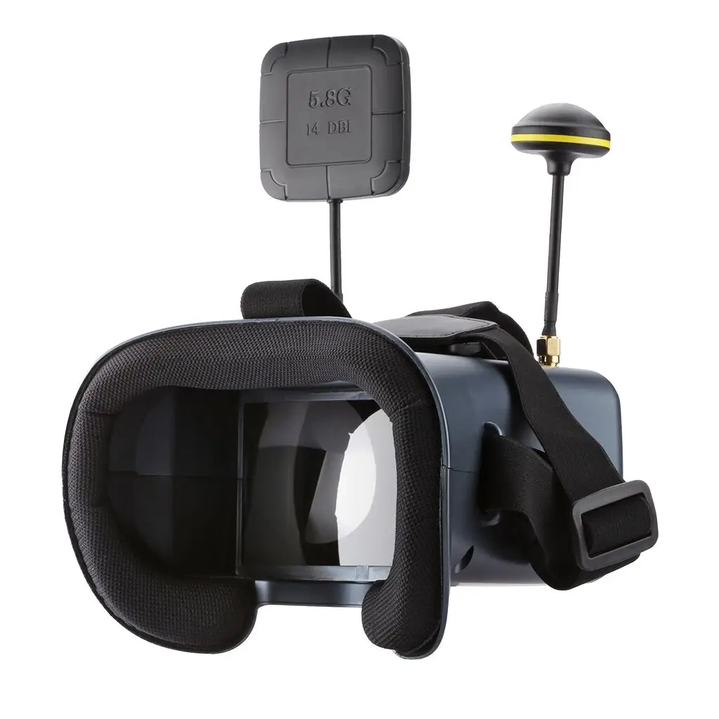 FPV шолом 800x480, 5,8GHz 40 каналів, LS008D