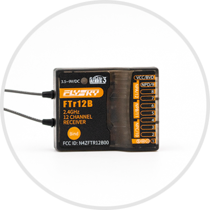 Приймач Flysky FTr12B, 2.4GHz, 12 каналів, протокол AFHDS 3