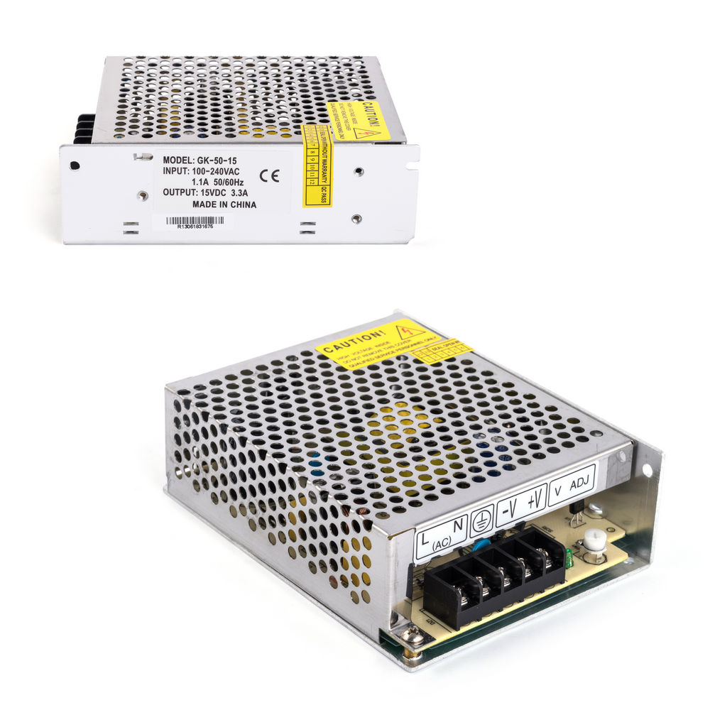 Блок живлення що вбудовується 50W 15V GK-50-15 Блок живлення що вбудовується 50W 15V GK-50-15