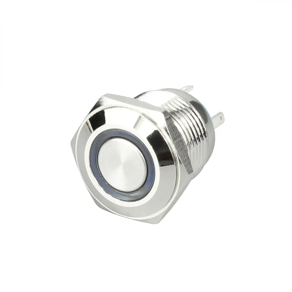 Кнопка антивандальна GQ16F-10EM green 12V Кнопка антивандальна GQ16F-10EM green 12V