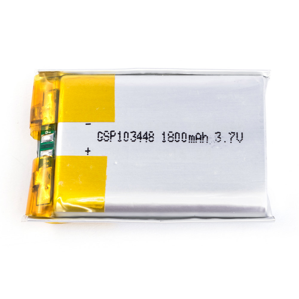 LiPo 1800 mAh, 3,7V, 10х34х48мм (Great Power) акумулятор літій-полімерний GSP103448